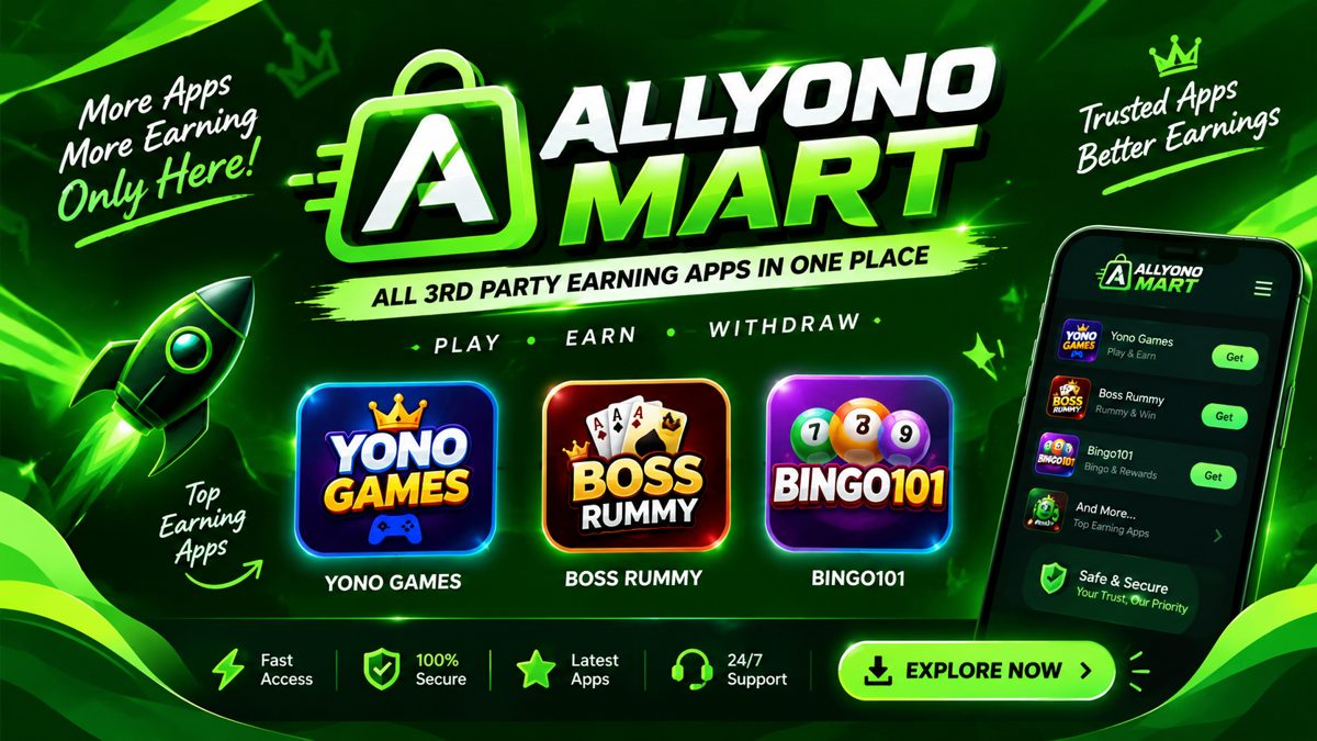 AllYono Mart — all 3rd party earning apps in one place